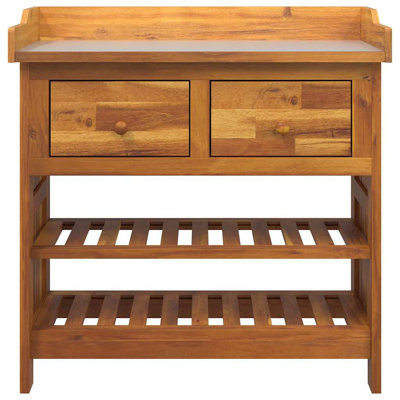 Solid Wood Potting Bench