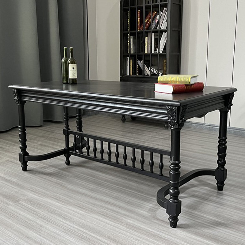 Sritha Oak Solid Wood Dining Table, 39.37" W x 94.49" L