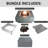 Envelor Fire Pit 16'' H X 36'' W Includes Windscreen, Lid, and Canvas Cover-91327688