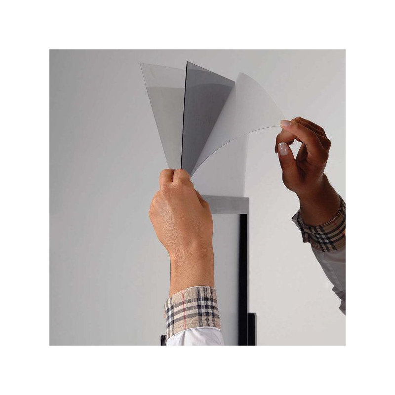 Planche eco info, H 24,91 po x l 18,91 po, Argent
