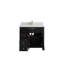 Gallipolis 36 In. W X 22 In. D Centre Sink Bathroom Vanity In Black With 2 In. Quartz-703139559