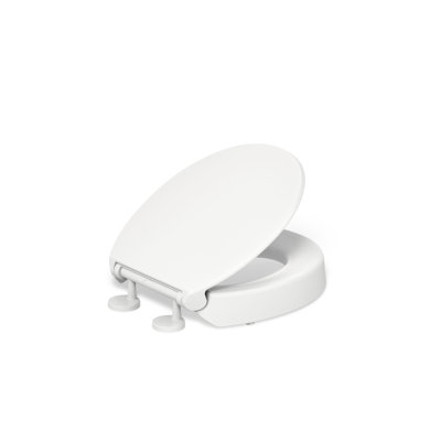 Siège de toilette surélevé Hyten avec couvercle et siège à fermeture silencieuse