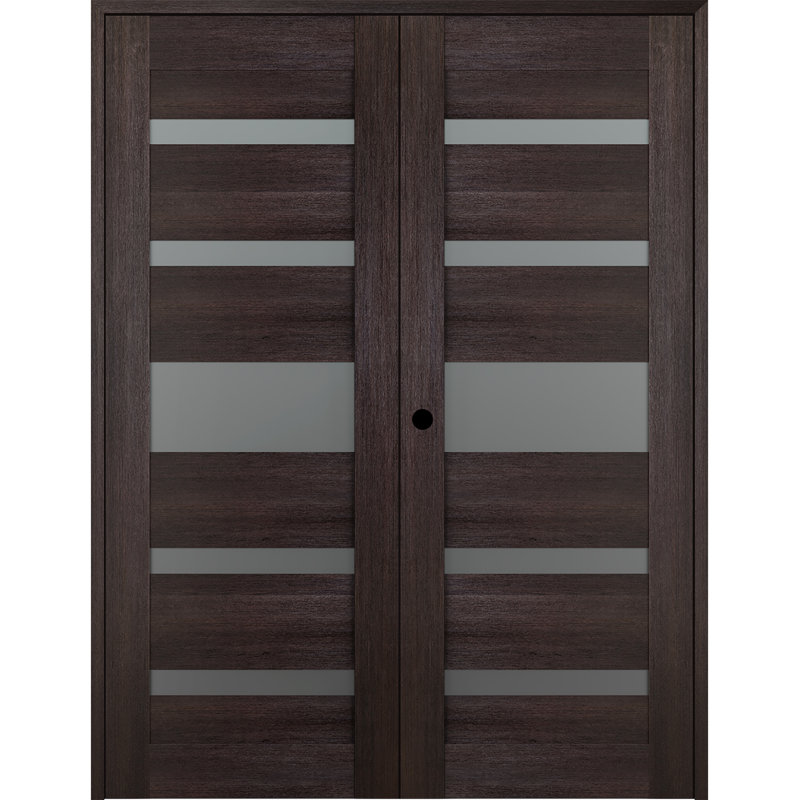 Porte française Avon 07-05, 63,5 po x 79,38 po, À droite, Chêne Veralinga