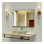 Miroir mural de salle de bain moderne avec cadre en aluminium-1081734790