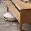 Table basse moderne et minimaliste en bois massif avec rangement