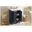 Meuble-lavabo moderne de 24 po de conception simple et élégante avec rangement à fermeture en douceur, tablette réglable, meuble-lavabo avec lavabo en céramique-1679330209