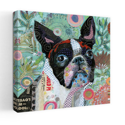 «Mischievous Gardener», art contemporain pour chien