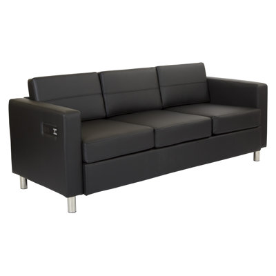 Procter 72.75'' Faux Leather Sofa