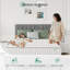 Emberlynn 23cm Memory Foam Pocket Sprung Mattress-783760330