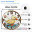 Horloge murale en mosaïque Duck Design