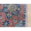 Médaillon Serapi antique noué à la main orange / bleu clair / vert clair / ivoire-69533976