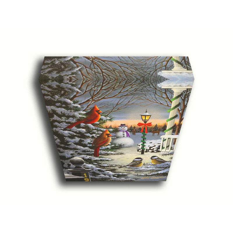 Holiday Friends par Mark Kness, Non, Toile tendue, H 16 po x l 12 po