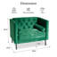Fauteuil d'appoint Chesterfield-1898621216