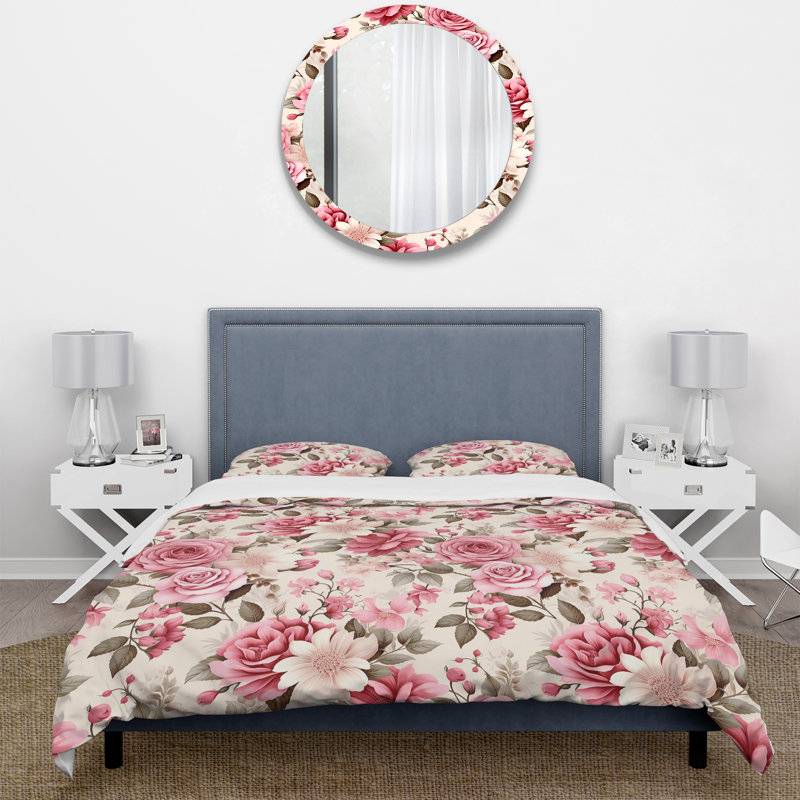 Nashlie Bedding, Housse de couette simple + 1 taie décorative stan