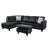 97'' Velvet Modular Settees-90409130