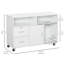 39.37'' Wide 2 -Drawer Mobile File Cabinet-1549509940