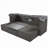 Outdoor Patio Rectangle Daybed With Retractable Canopy, Wicker Furniture Sectional Seating With Washable Cushions, Backyard, Porch-2071650310