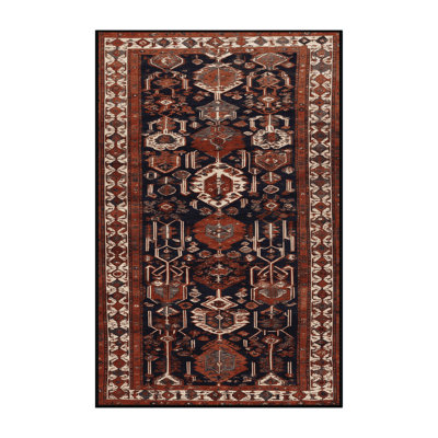 Machine Washable Turkish Brown Area Rug