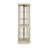 Therris Corner Lighted Curio Cabinet Corner Glass Cabinet Lighted Curio Cabinet Corner Display Case for Living Room, Curio Cabinet, Antique collection, Wine,Bar Glass Storage Light Included-2007551436-1982086793