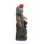 Fontaine à eau décorative en forme de nain des bois avec lumière DEL, dimensions : 21 x 12 x 35 cm