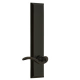 Grandeur Fifth Avenue Tall Plate Privacy with Bellagio Lever