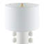 Lampe de table haute 27 po en céramique avec abat-jour en tissu Izzey-323435561