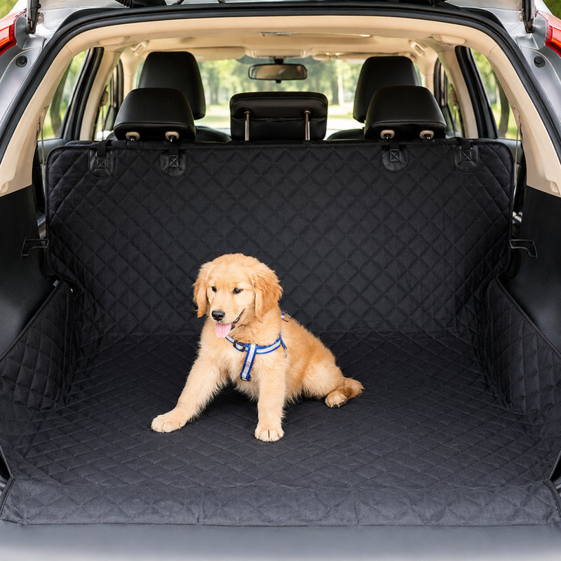 Waterproof Quilted SUV Cargo Liner for Dogs with Side and Seatback Protection