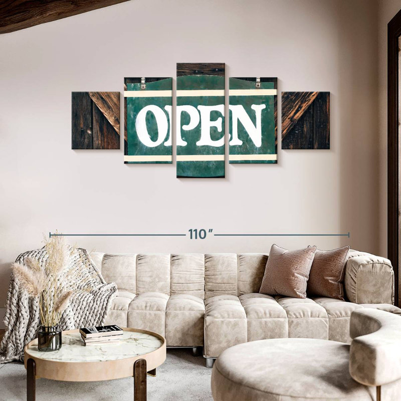 Open For Business, 42" H x 92" W