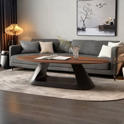 Simple Style Coffee Table with Round