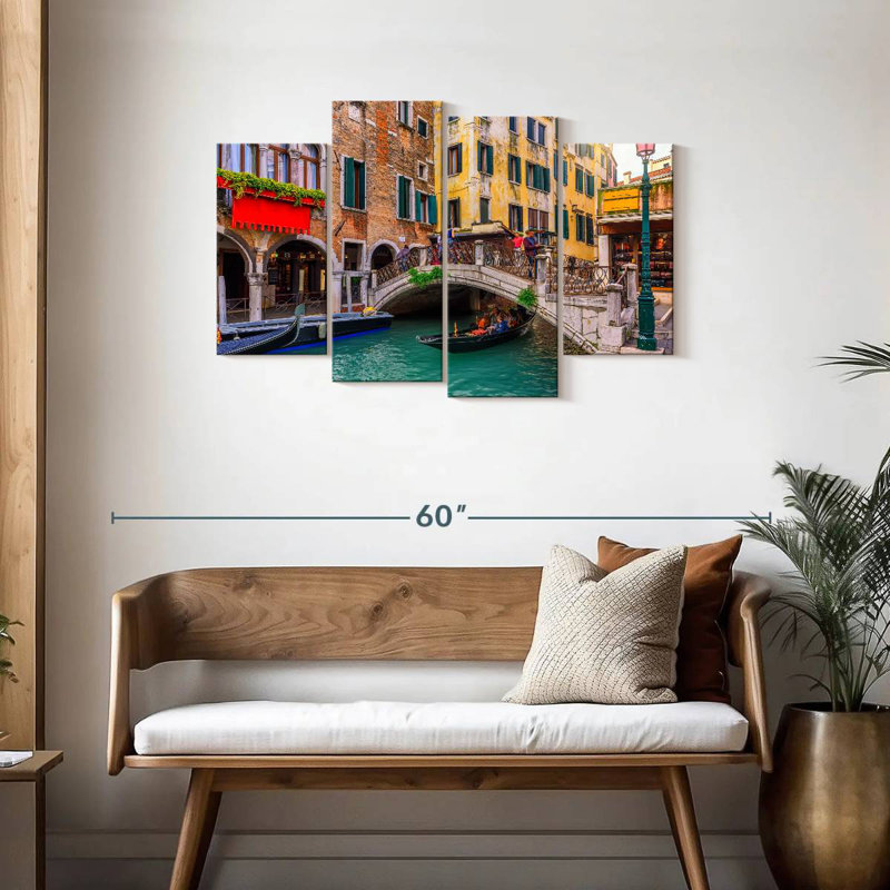 Croisière sur le canal de Venise Marchelle, H 27 po x l 43 po
