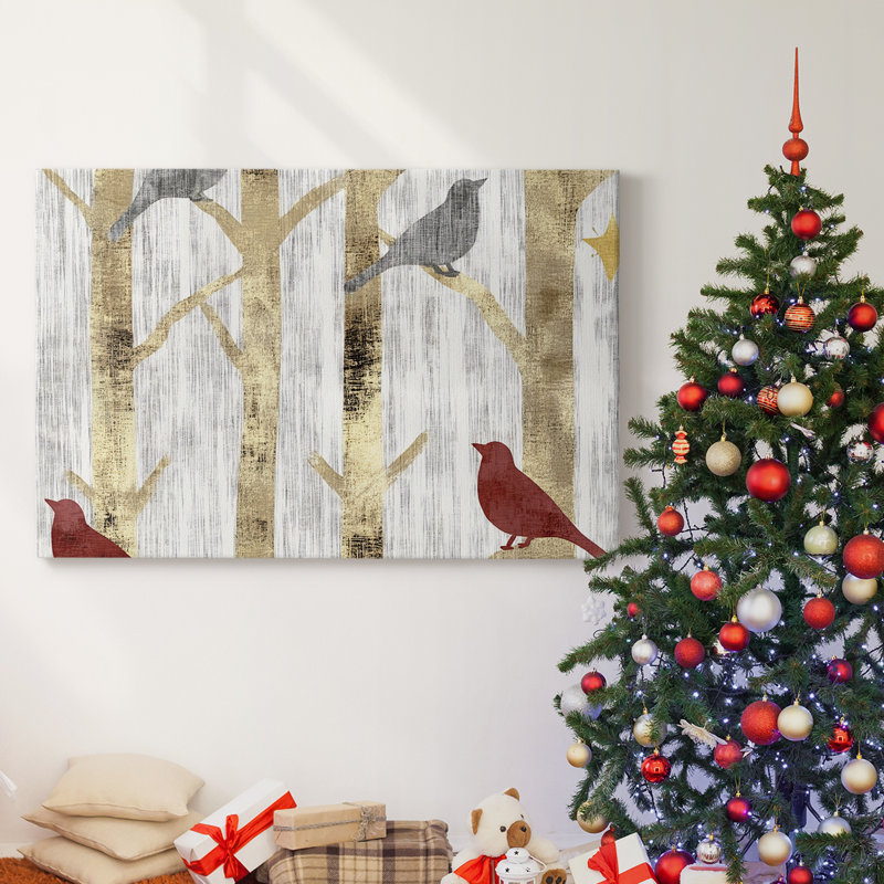 Christmas Holiday Arts - Toile tendue avec châssis, H 8 po x l 12 po