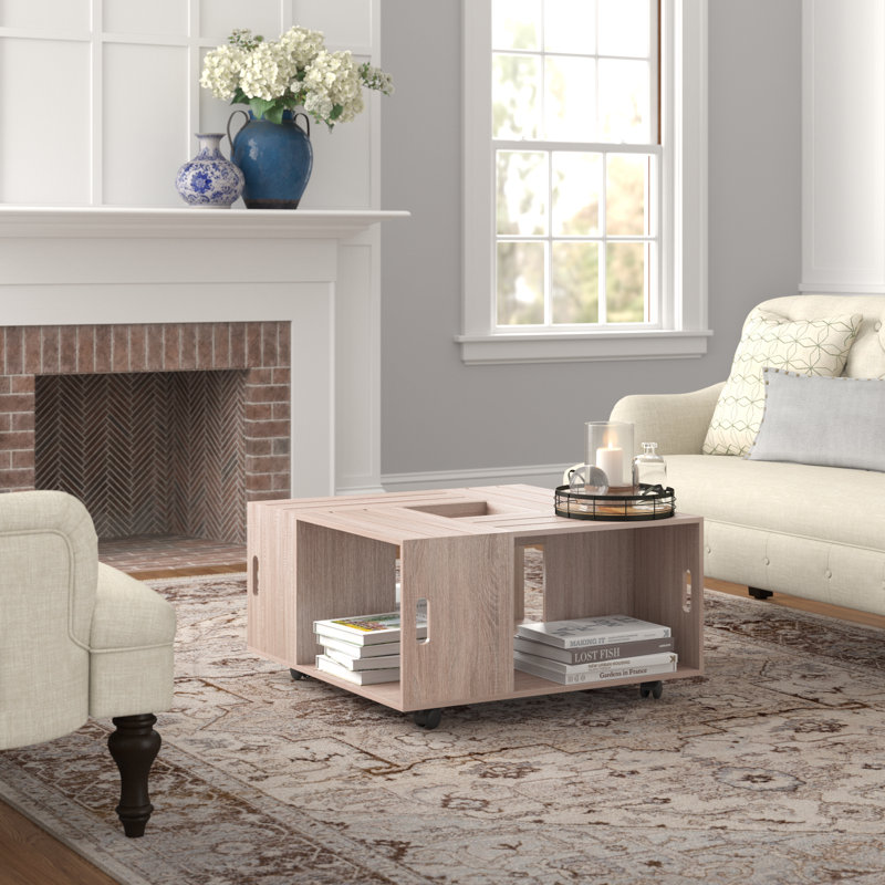 Henjes Single Coffee Table, Weathered Wood