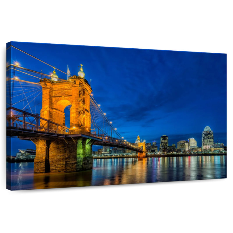 Pont suspendu Lilie John A Roebler, H 24 po x l 36 po