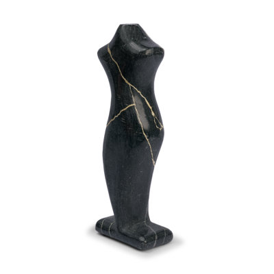 Contour Black Marble Silhouette Decorative Object