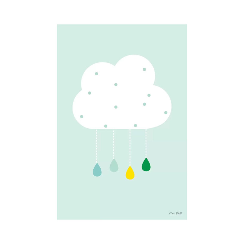 Cloud II by Ann Kelle - Wrapped Canvas Print, 101.6 cm H x 66.04 cm W x 1.91 cm D