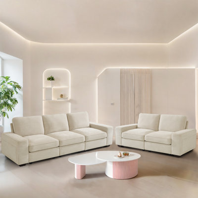 Ebern Designs Judeth Square Arm Modular Sofa