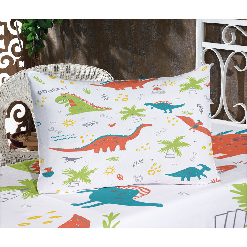 Multicolore ensemble de draps et taies décoratives Ambesonne, Ensemble de draps pour lit simple avec deux taies 