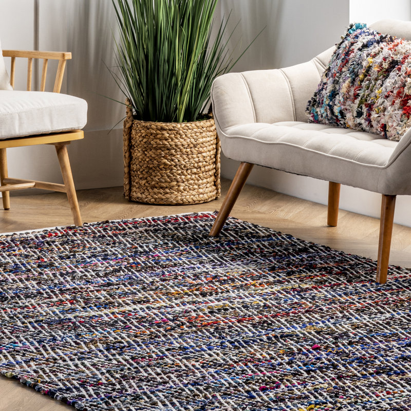 Westlake Cotton Chevron Indoor Rug, Rectangle 3' x 5'