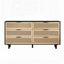Armoire de rangement en rotin 6 tiroirs-1171599655
