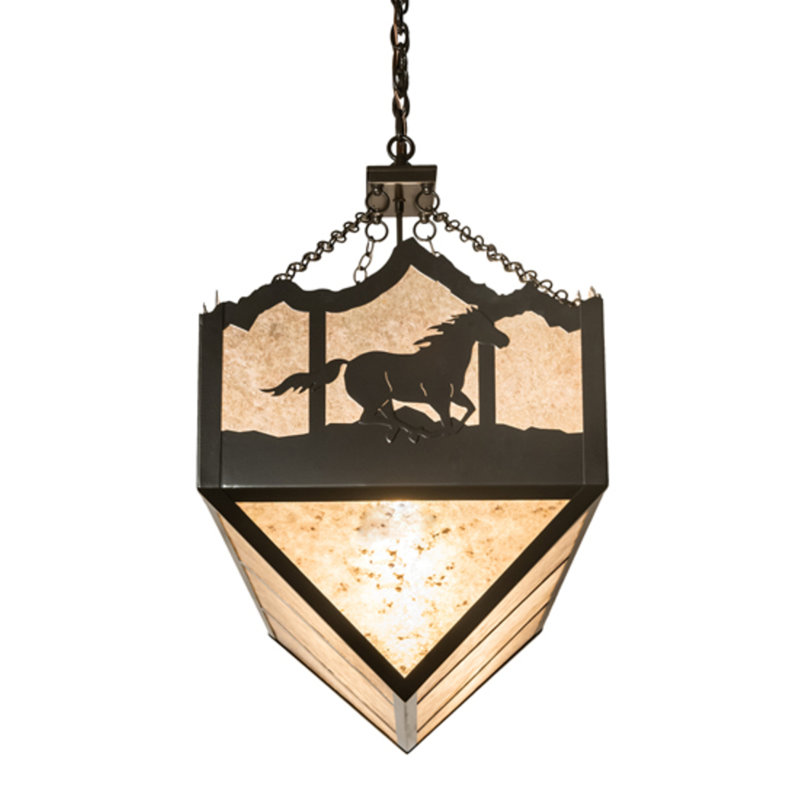 Running Horses 6 - Light Pendant