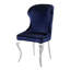 Chaise d'appoint à oreilles en velours Leother-92441734