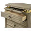 Commode 6 tiroirs beige rustique