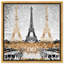 Triple Paris or - Impression sur toile-66813601-66813596