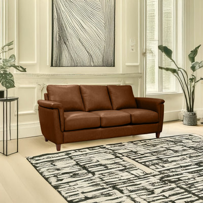 Rambrij 79" Genuine Leather Sofa
