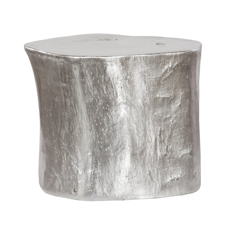 Cast Naturals 60" Pedestal Dining Table, Silver