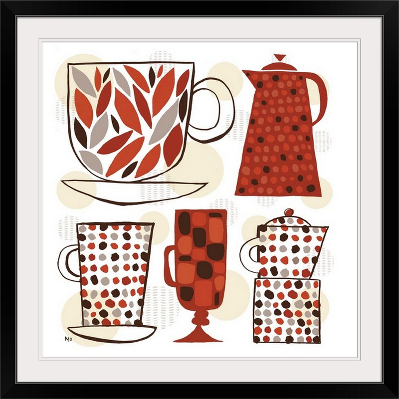 « i » par michael mullan, impression Spotted Kitchen, H 20" x l 20" x P 1", Cadre noir