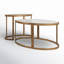 Ensemble de 2 tables basses gigognes Alstrom