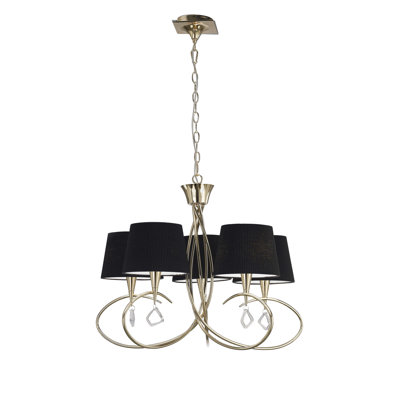 Eurich 5 - Light Shaded Chandelier