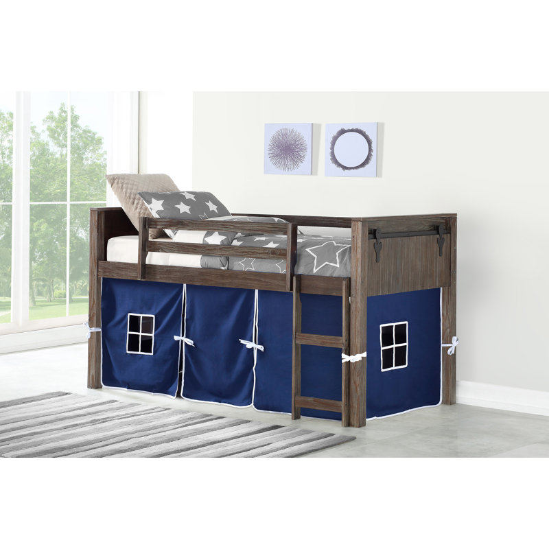 Lit mezzanine simple Ivanna par Harriet Bee, Bleu