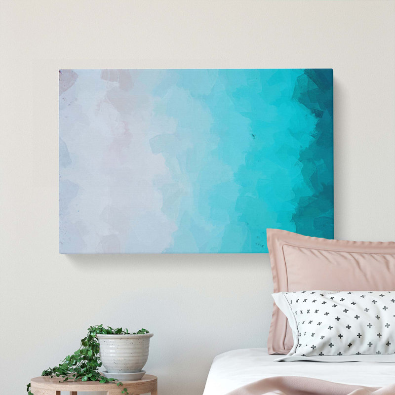 Treasure Island Beach In Fiji In Abstract - Wrapped Canvas Painting, 50cm H x 76cm W x 3cm D